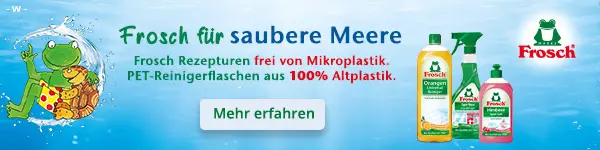 Werbemittel Frosch
